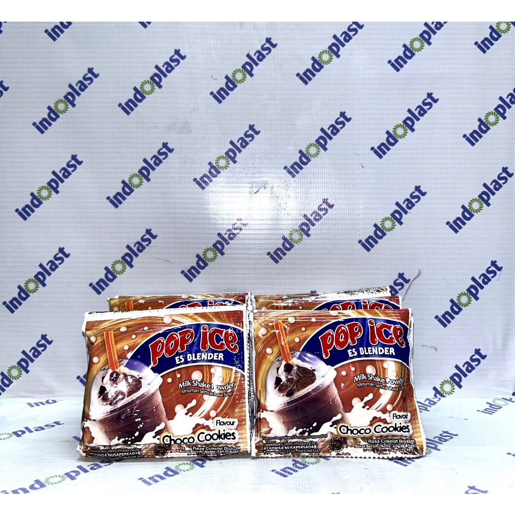 

Pop Ice Minuman Es Blender Rasa Choco Cookies 10 Pcs X 25 Gram