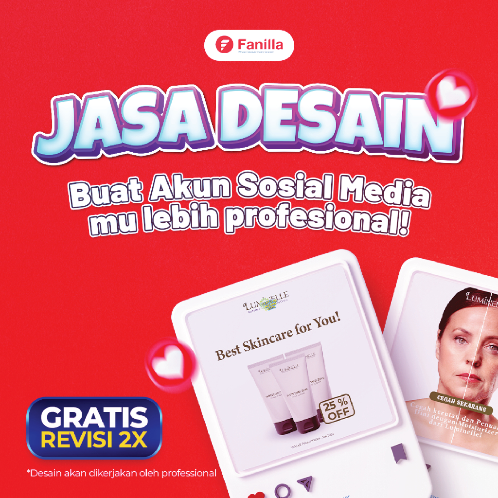 Jasa Desain Grafis - Social Media Management Feeds Instagram & Facebook