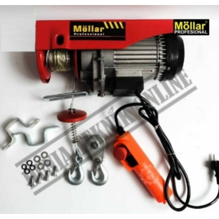 Mollar Mini Electric Hoist Katrol Elektrik Listrik 300 / 600kg