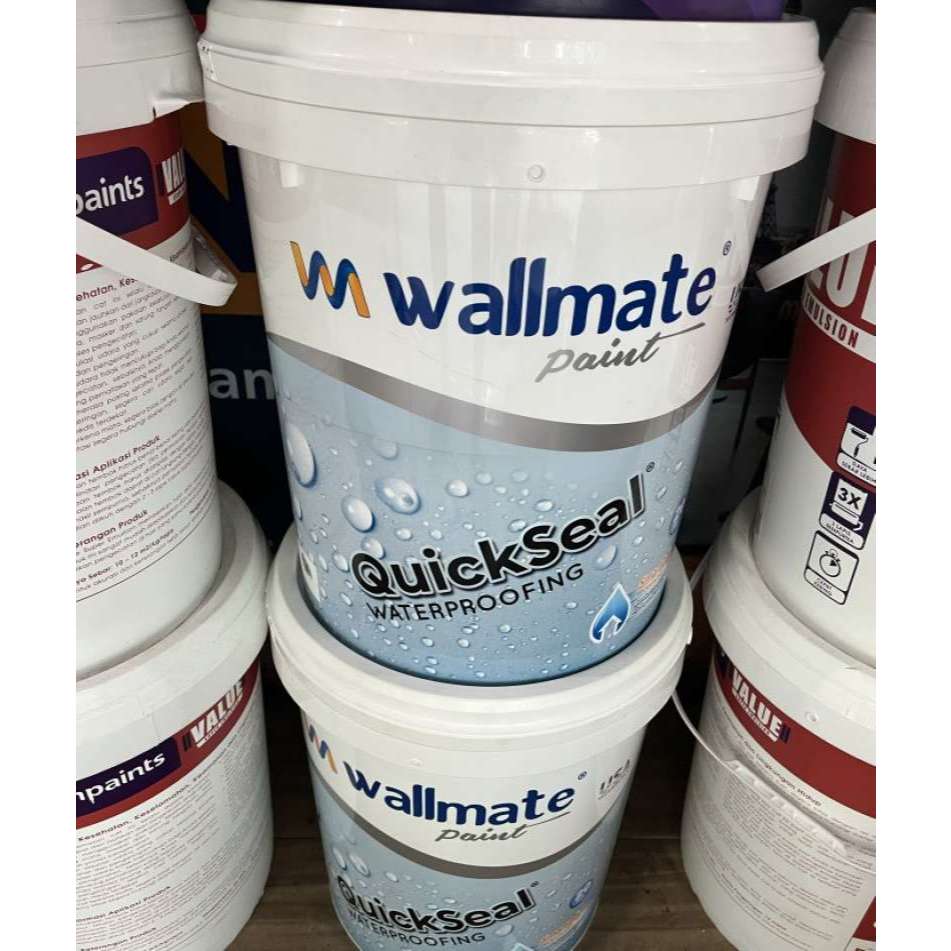 WALLMATE QUICKSEAL 20KG / Cat Anti Bocor Dinding, Cat Anti Bocor Kolam, Wallmate Paint