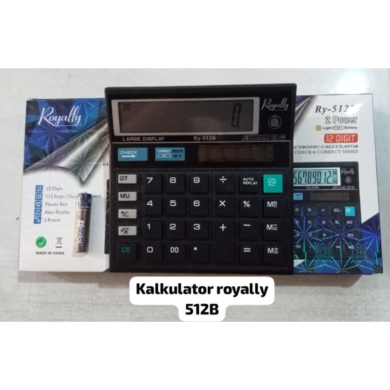 

kalkulator royally 512b pake batre a3..