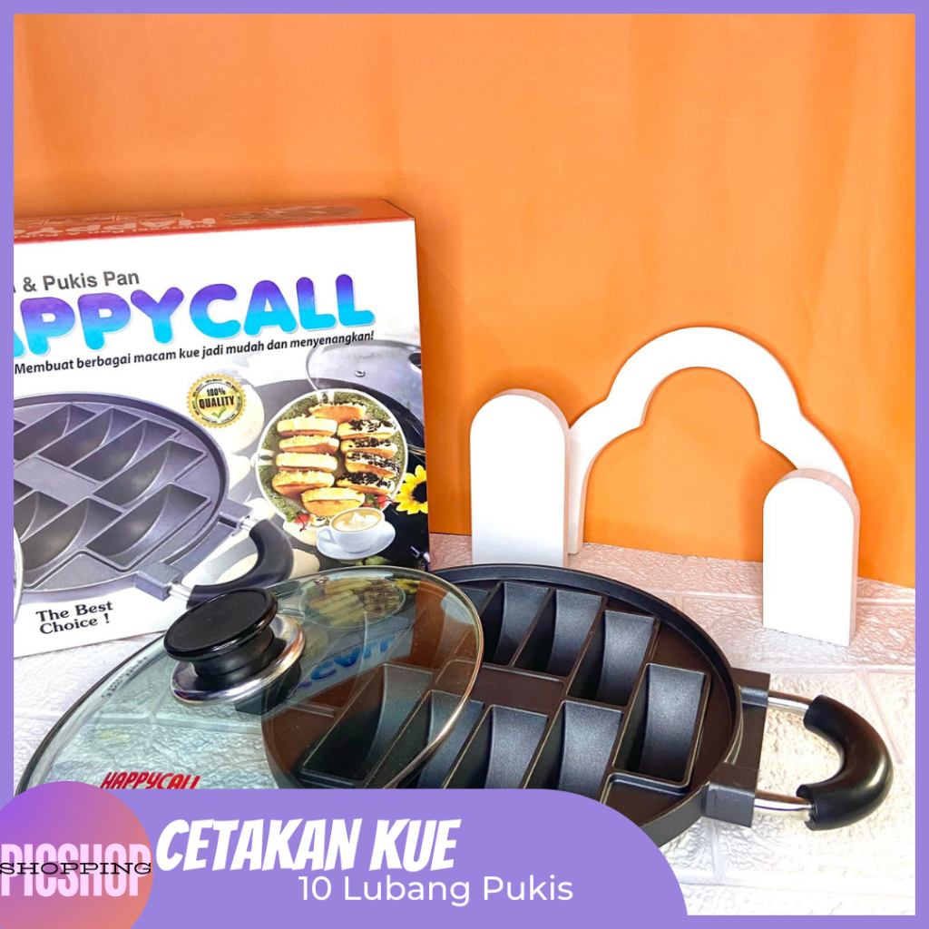 CETAKAN KUE PUKIS 10 KEJU COKLAT PANGGANG PANCONG SNACKMAKER TEFLON