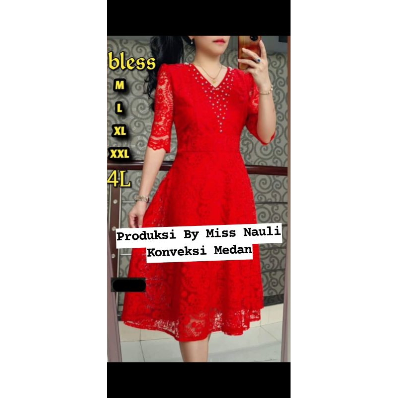 Dress Brokat Premium By Miss Nauli