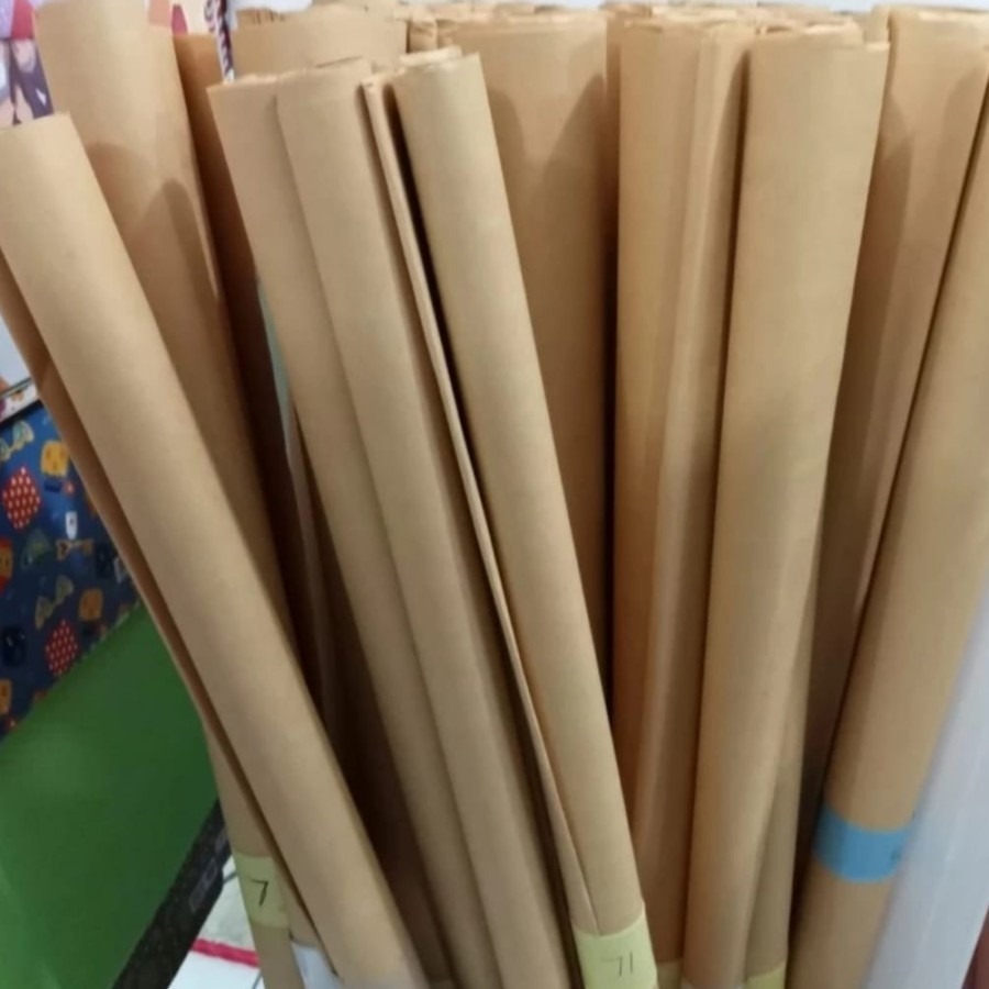 

KERTAS COKLAT BUNGKUS KADO DLL JUMBO 90 X 120 CM