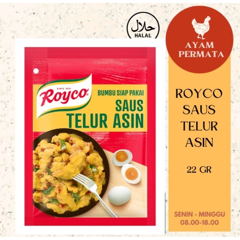 

Royco Bumbu Siap Pakai Saus Telur Asin 22 Gram