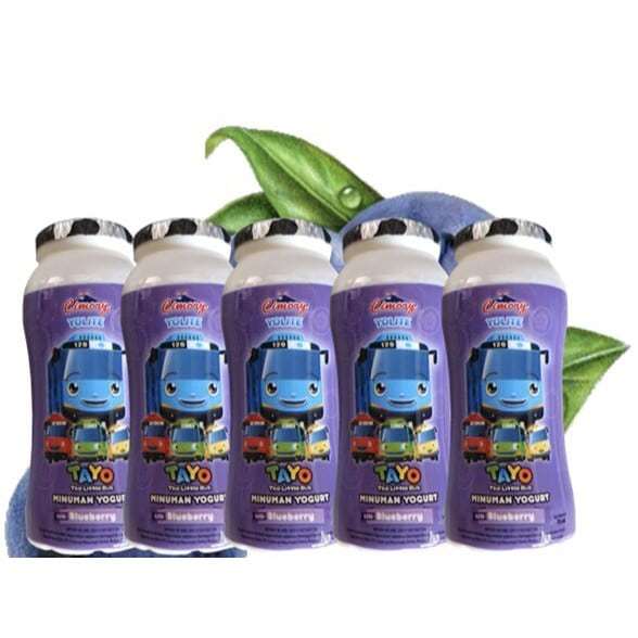 

Cimory Yoghurt Yolite Kids Tayo Blueberry Isi 5 @ 65 ml
