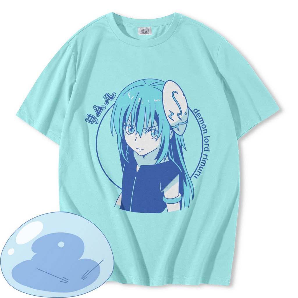 Kaos Tensura Demon Lord Rimuru Tempest Slime Tshirt Rimuru Isekai King Wibu Otaku Anime Husbu Manga 