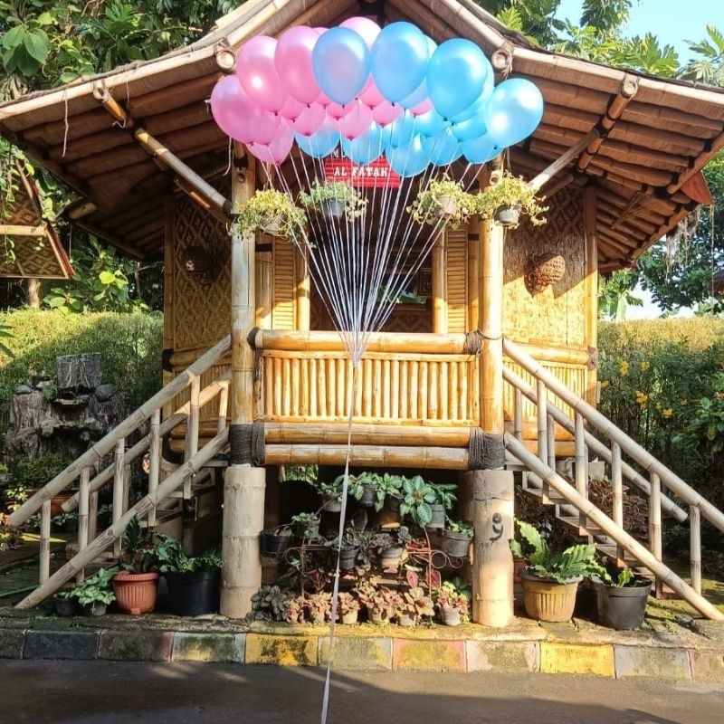 balon gas helium/ balon pelepasan wisuda dan event lain nya