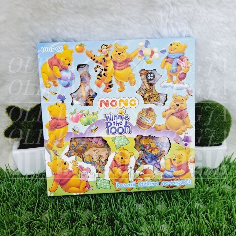 

Sticker Box Winnie The Pooh 100 Pcs Sticker Box Pooh Nono