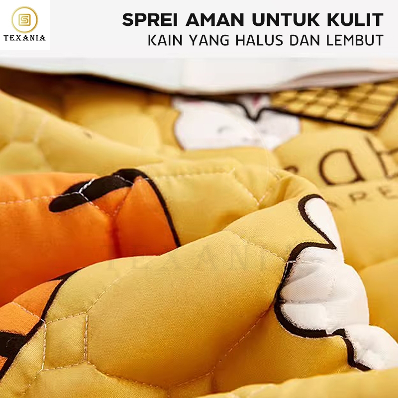 TEXANIA Sprei Waterproof Sultan / Sprei Aesthetic / Sprei anti Air Anti Ompol Anti Bocor / Sprei Set