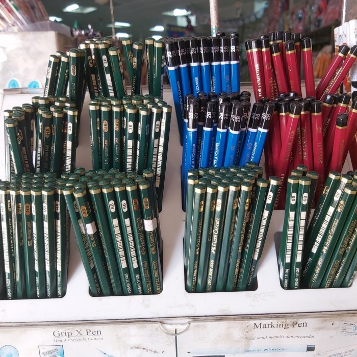 

PENSIL TULIS KAYU 2B HB 3B FOR COMPUTER MURAH SEKOLAH DENGAN PENGHAPUS / STIP for Komputer