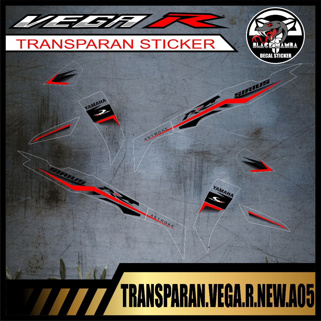 STRIPING TRANSPARAN VEGA R NEW VARIASI TRANSPARAN VEGA R NEW CODE A05
