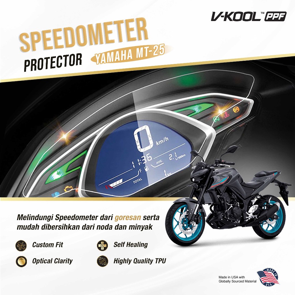 PPF VKOOL Speedometer Yamaha MT 25