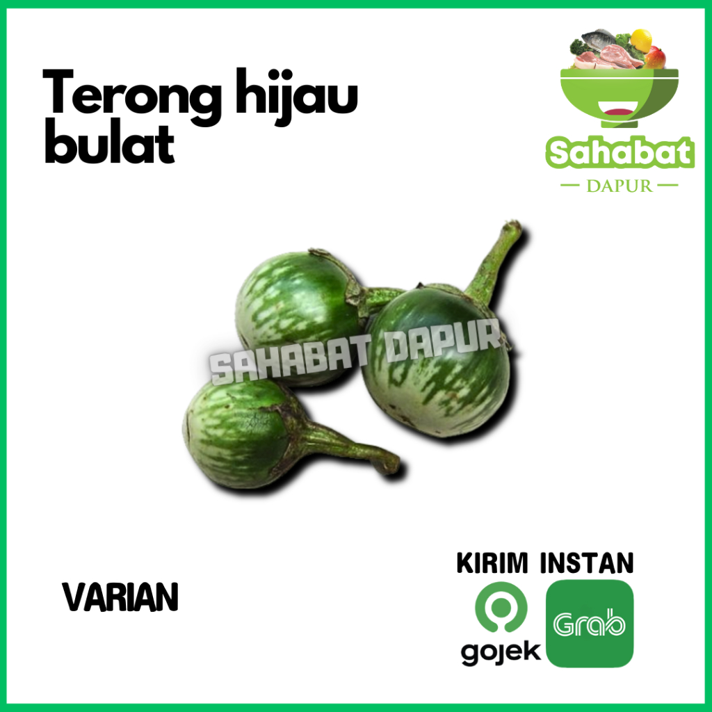 

Terong Lalap/Terong Bulat Segar - Sahabatdapur
