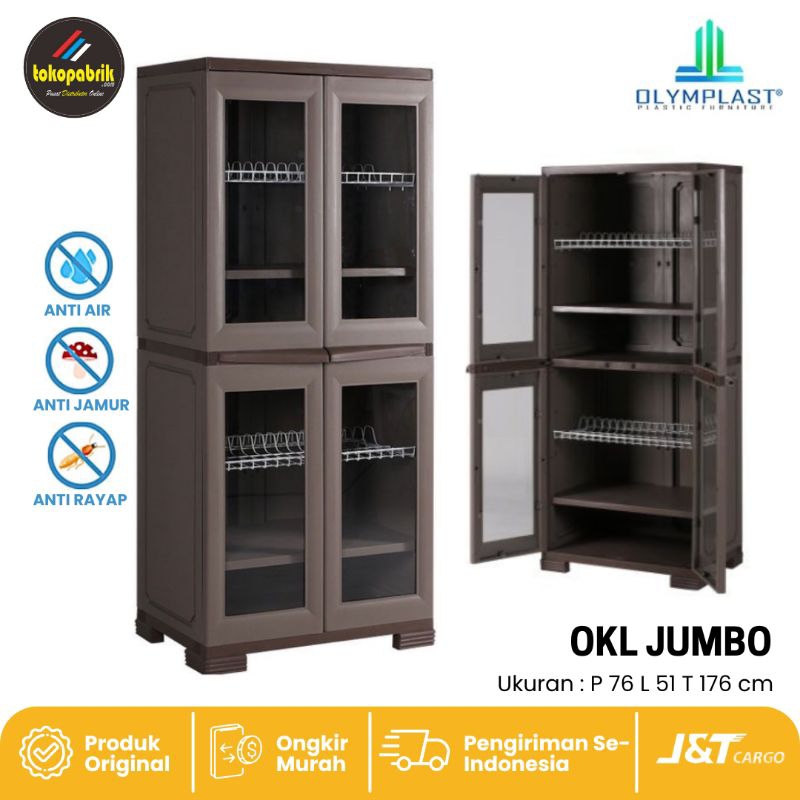 CARGO Olymplast Kitchen Locker / Lemari Dapur Plastik / OKL Jumbo