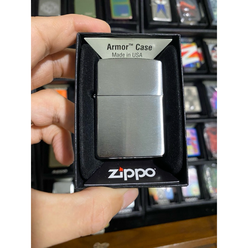 Zippo 162 Chrome Armor Heavy Wall ~ Original 100% Made In USA
