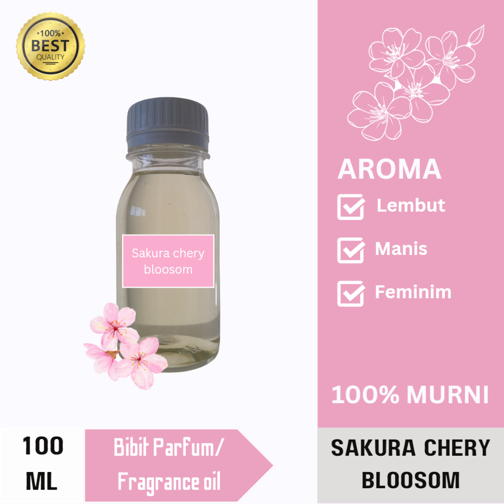 Bibit Parfum | Fragrance Oil | Sakura Cherry Blossom | 100 ml