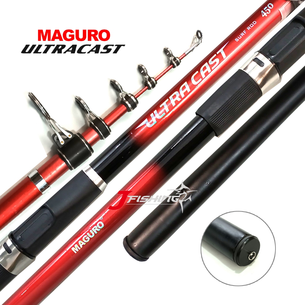 Joran Surf MAGURO Ultra Cast | Antena | Teleskopik | Kolam Laut Sungai Danau