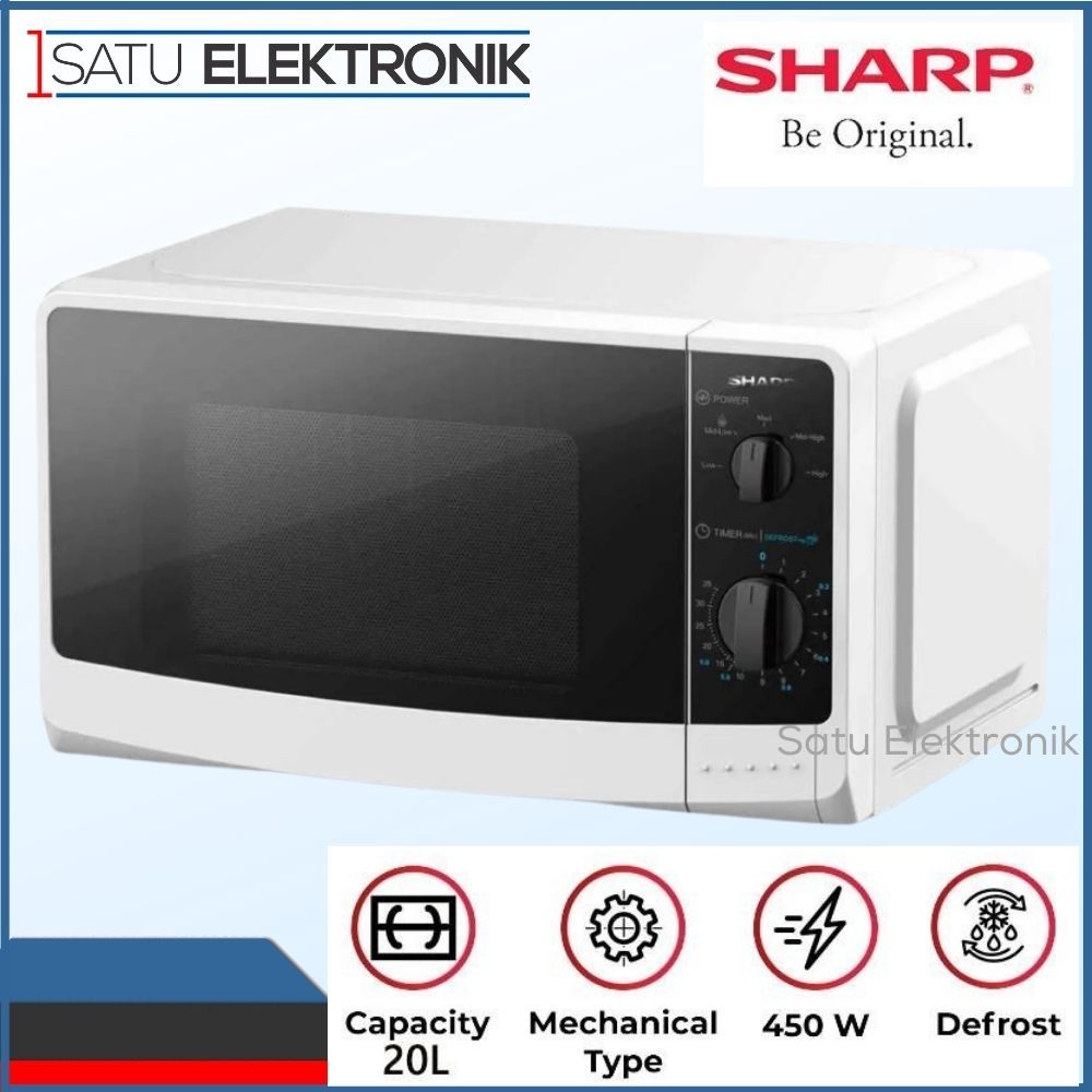 SHARP R220MAWH Microwave Low Watt