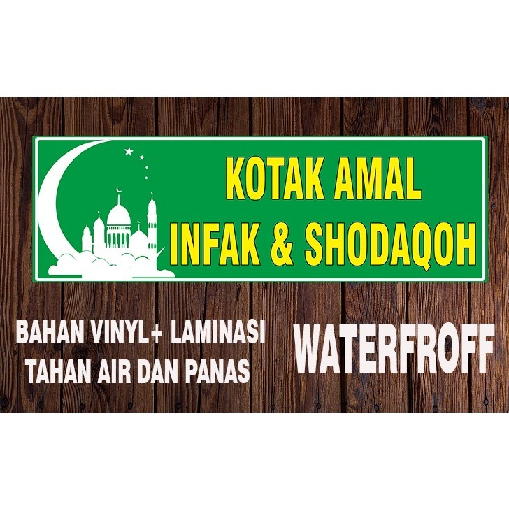 stiker kotak amal