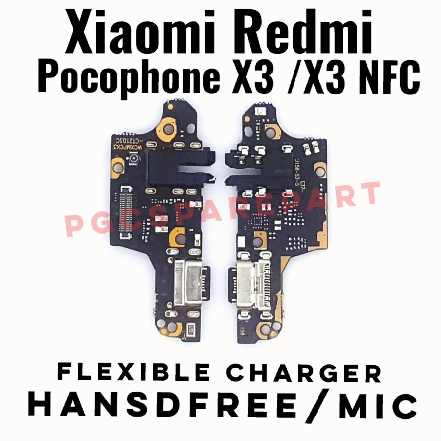 Flexible Charger & Mic & Handsfre Pocophone X3 -X3 NFC