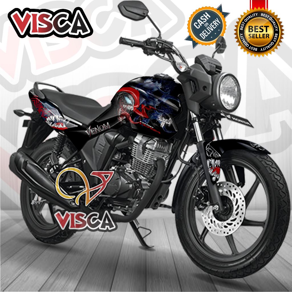 Decal CB 150 Verza Full Body Variasi Stiker CB 150 Verza Full Body Variasi Striping Verza 150 CB Ful