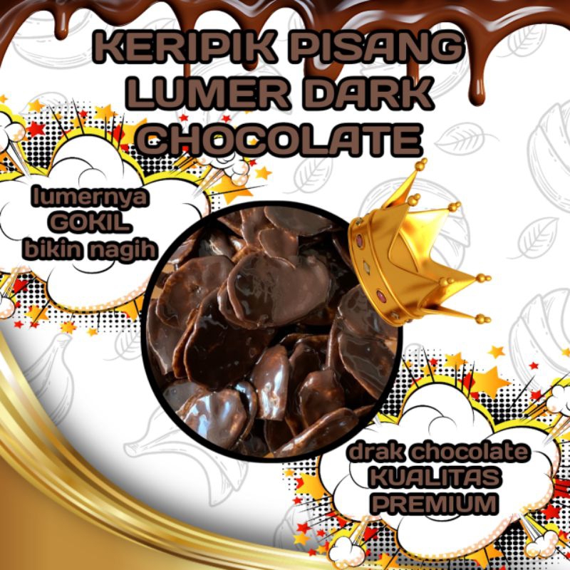 

keripik pisang lumer drak coklat