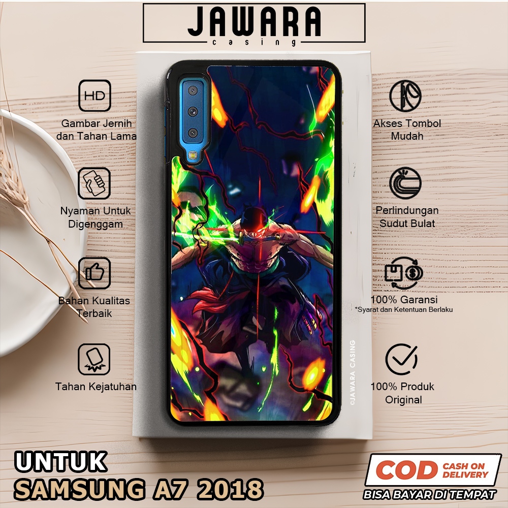 Case Samsung A7 2018 Casing Samsung A7 2018 [ZORO] Premium Case Glossy Case Hp Samsung Jawara Casing
