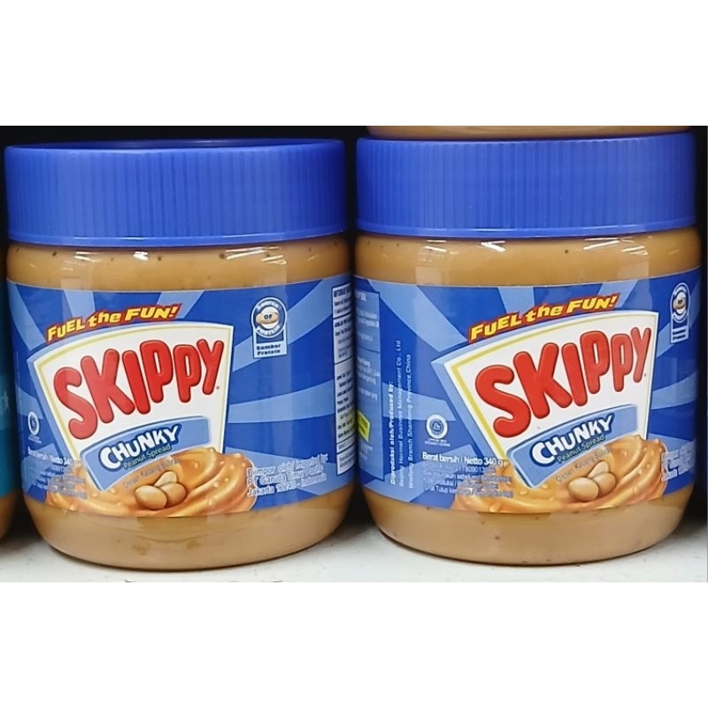 

SKIPPY Chunky Peanut Spread Jam Olesan Rasa Kacang 340g - HM