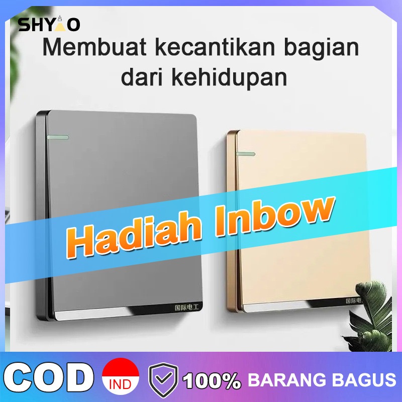 Hadiah inbow Saklar dinding tempel/saklar lampu/Saklar dinding rumah/sakelar dinding rumah pintar mo