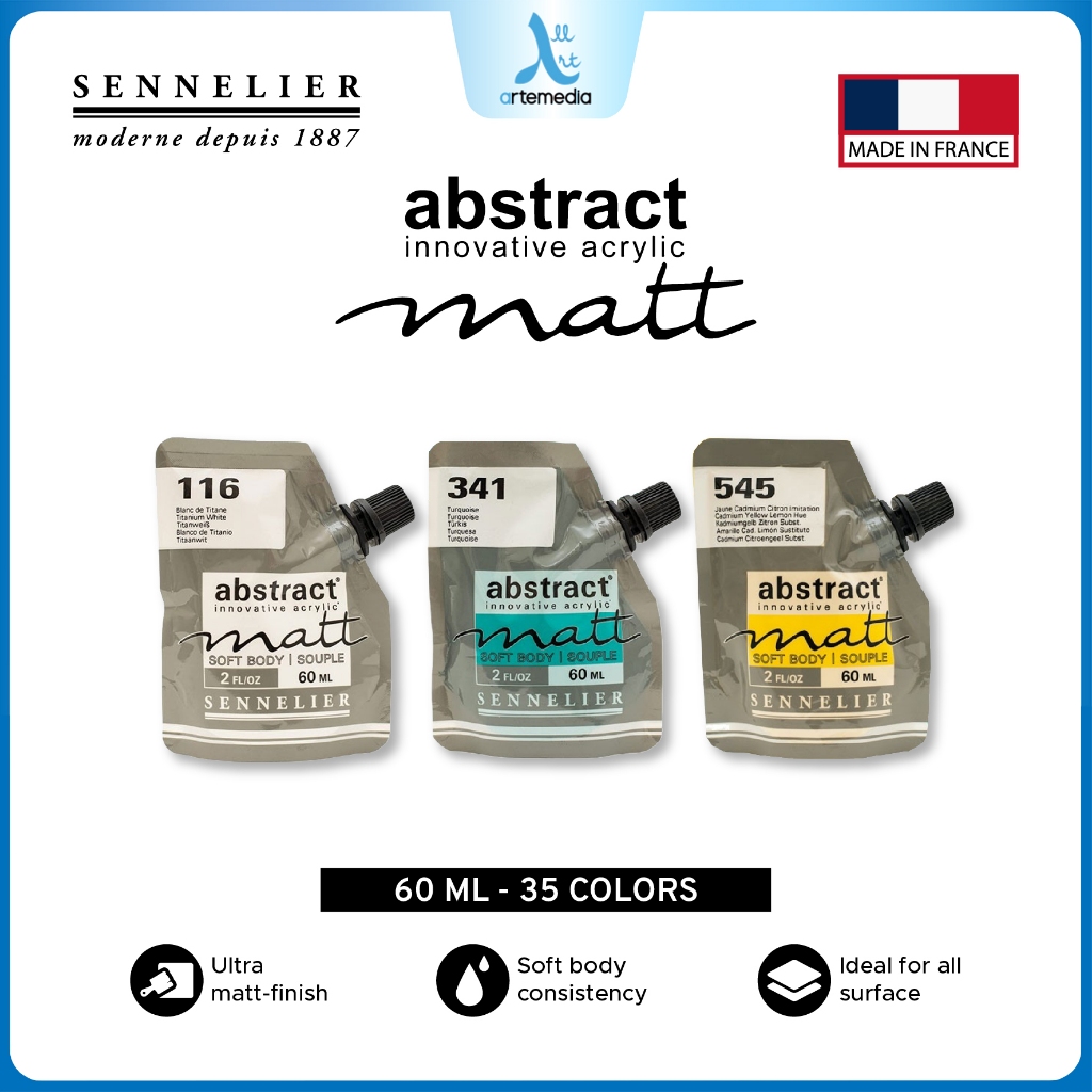 

Sennelier Abstract Matt 60ml Acrylic Paint Cat Akrilik