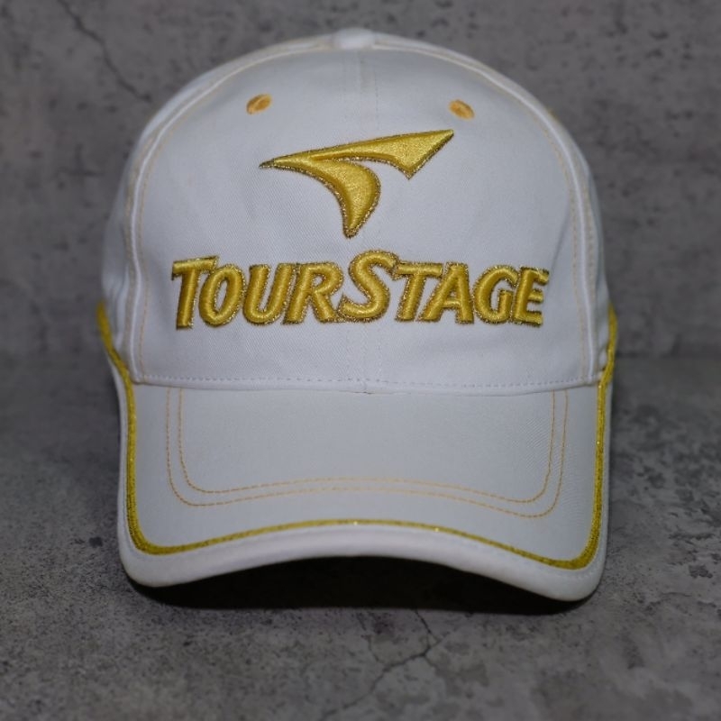 Topi sport / golf TOUR STAGE putih