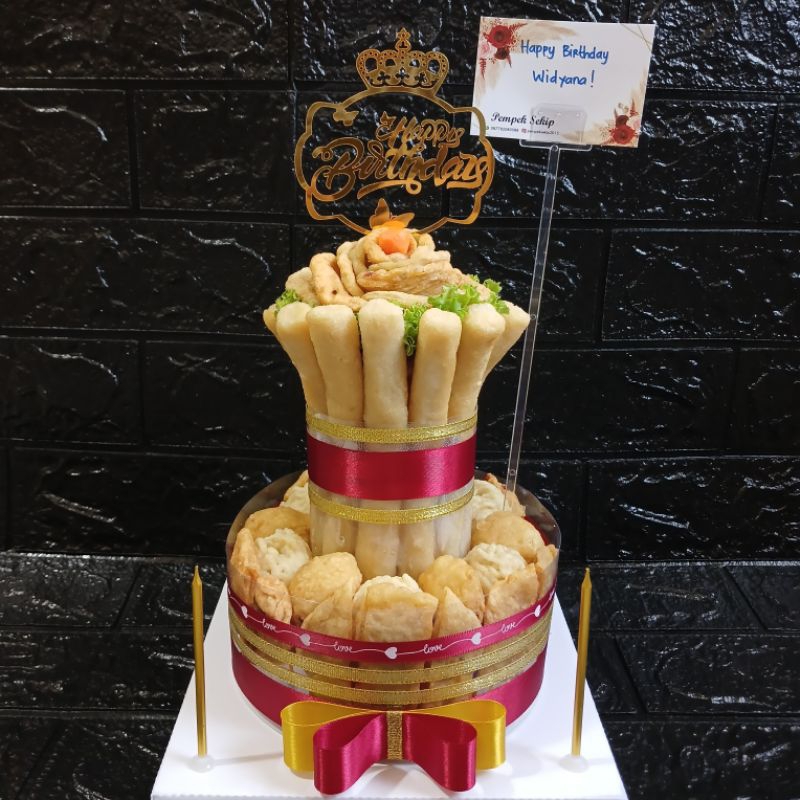 

Pempek Kue isi 45 | Kue Ultah pempek | kue ulang tahun pempek | pempek tower | pempek cake | birthday gift