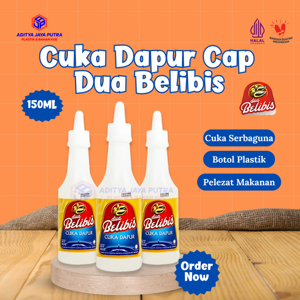 

Cuka Dapur Cap Dua Belibis 150 ml Cuka Dua Belibis