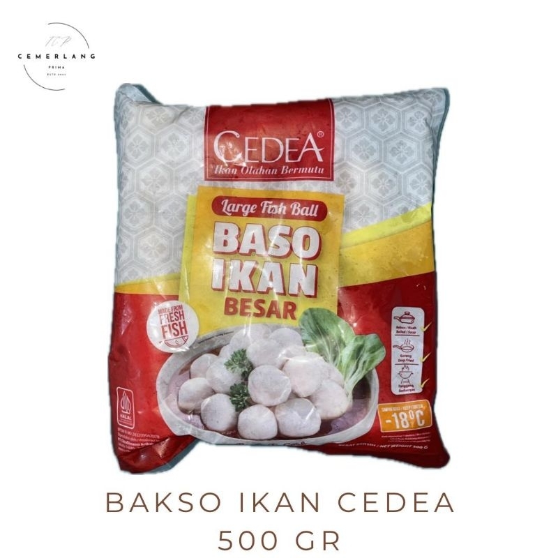 

Bakso Ikan Besar / Large Fish Ball Cedea 500gr