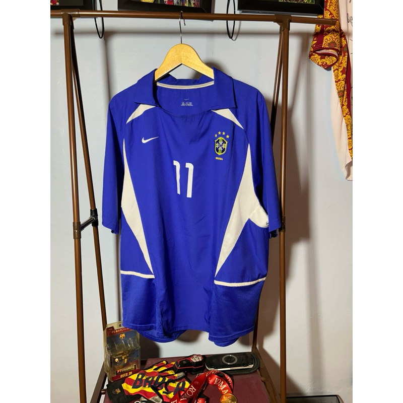 Jersey Brazil away 2002 Original Ronaldinho XL (termura)
