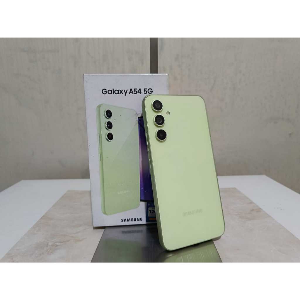 Samsung Galaxy A54 5g versi (8/256gb) resmi sein second termurah original lengkap