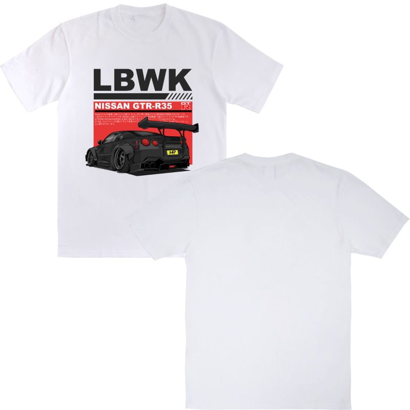 LBWK - Kaos Hot Wheels japan - Nissan GTR R35 - Kaos RWB
