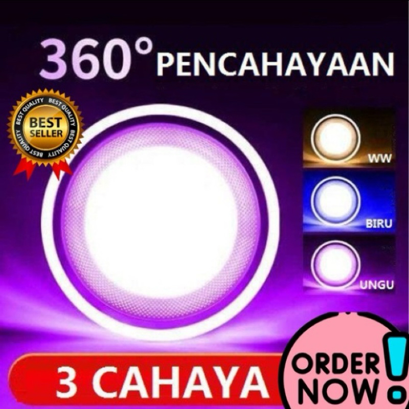 LAMPU DOWNLIGHT 3 WARNA / PANEL LED / LAMPU PLAFON