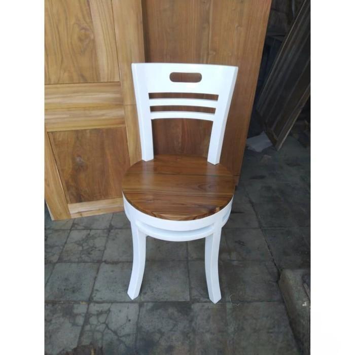 Kursi Cafe Kayu Jati Terbaru, Kursi Makan Kayu Murah, Kursi Bulat| Mebel Jepara