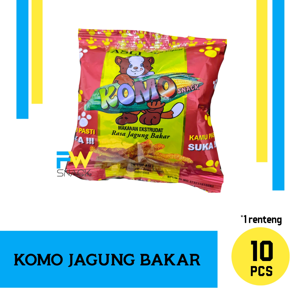 

snack komo jagung bakar 1 renceng