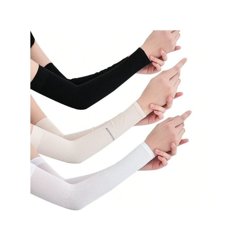 Manset tangan putih/Manset Lengan Putih/Manset Polyester Putih/Handsocks