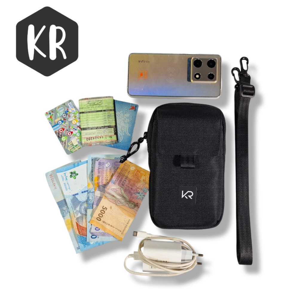 Pouch Gantungan Leher Tas Selempang Mini Tas Hp