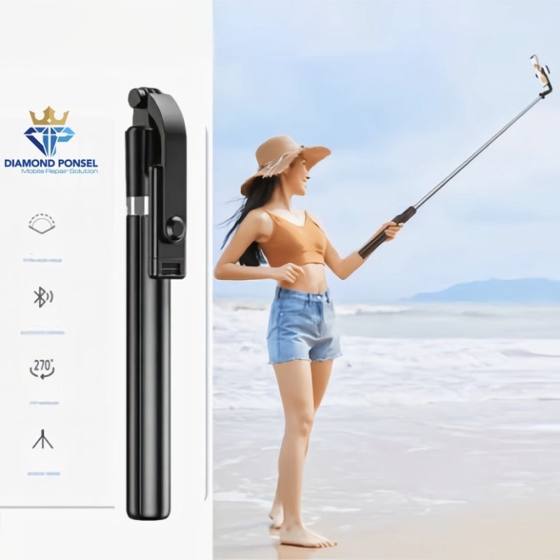 Tripod Tongsis Bluetooth plus remote 170Cm