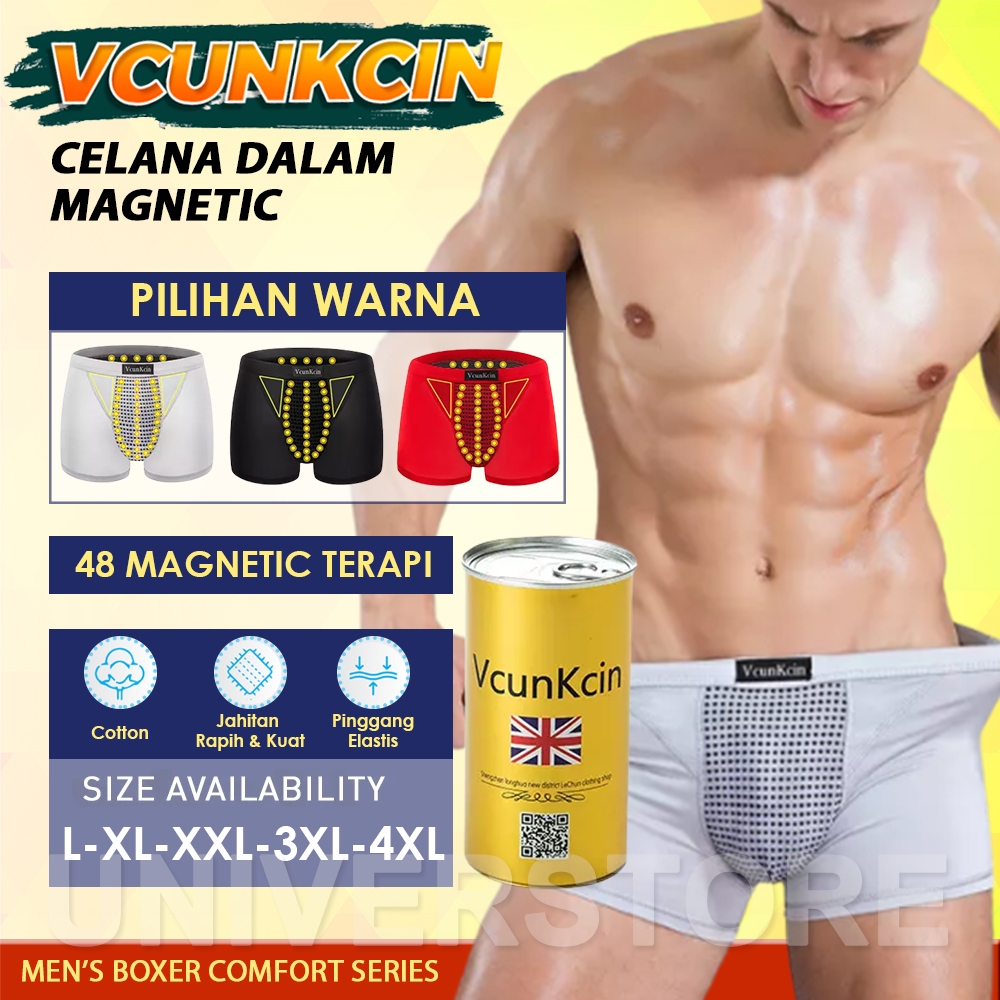 Celana Dalam Magnetic Boxer Pria Vcunkcin Original Therapy Kesehatan Vitalitas Pria