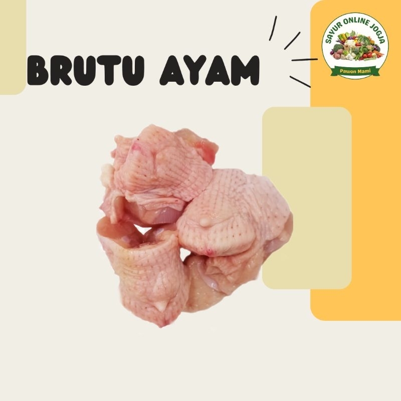 

Brutu ayam segar 250gr - PAWON MAMI SAYUR ONLINE JOGJA