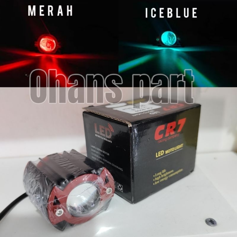 LAMPU TEMBAK LED CR7 LASER MODEL CR8009 WATERPROOF LENGKAP STROBO