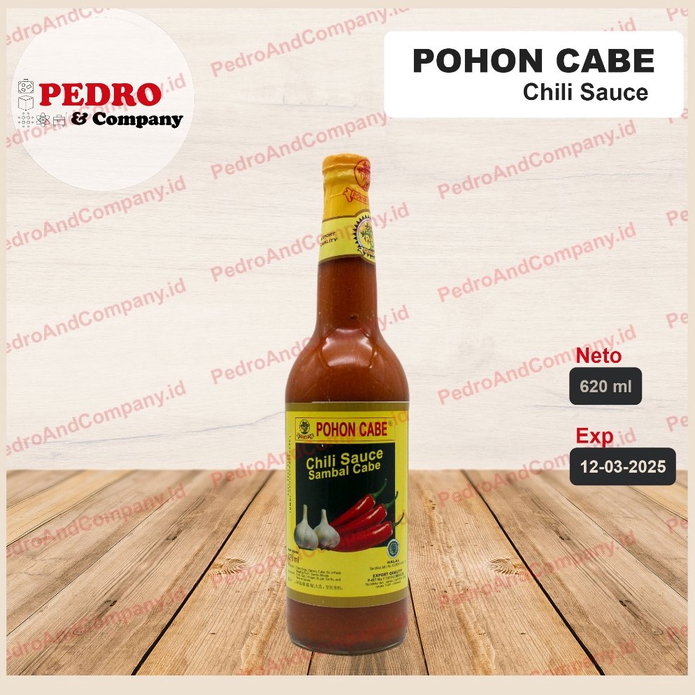 

Yang terbaru Pohon Cabe Chili sauce sambal cabe 62 ml botol besar