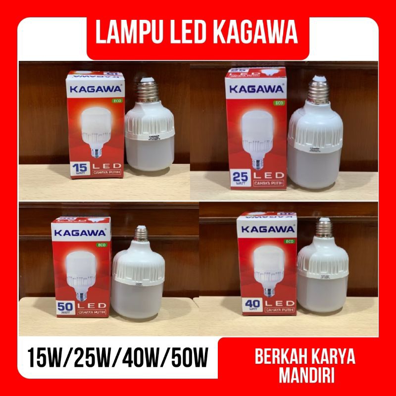 KAGAWA ECO Lampu Led Bulb Capsul Kapsul Cahaya Putih