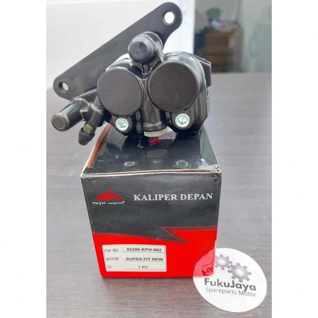 Takayama Kaliper Depan Warna Black Hitam Cakram Rem Bawah Honda Supra Fit - New - Karisma (45200-KPH